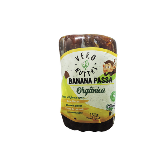Banana Passa Filme Orgânica 150g Vero Nuttri