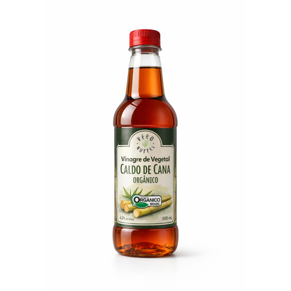 Vinagre de Cana de Açúcar Orgânico 510ml Pet Vero Nuttri