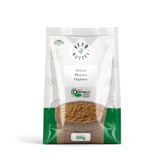 Açúcar Mascavo Orgânico 500g Vero Nuttri