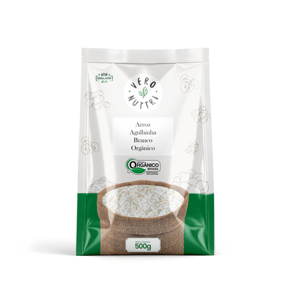 Arroz Agulhinha Branco Orgânico 500g Vero Nuttri