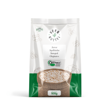 Arroz Agulhinha Integral Orgânico 500g Vero Nuttri