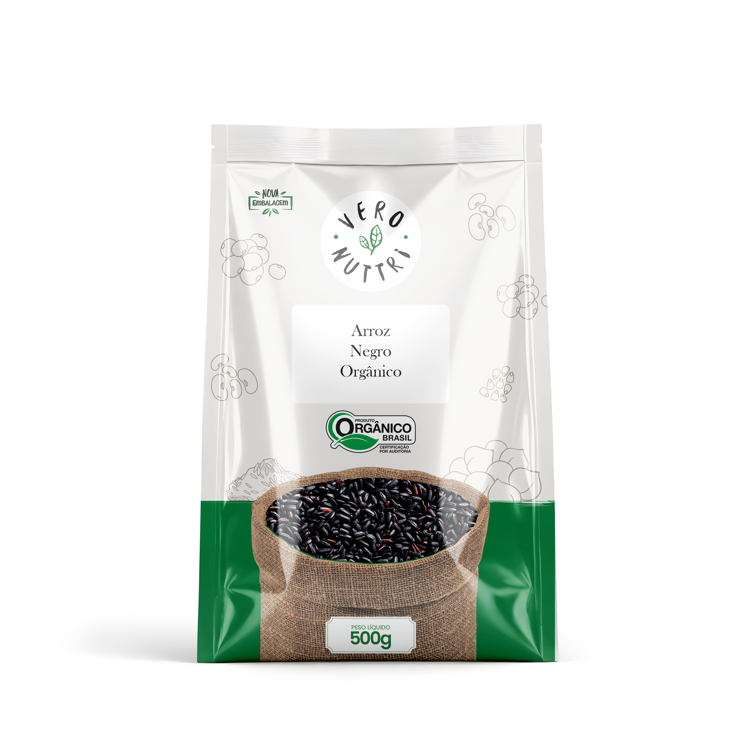 Arroz Negro Orgânico 500g Vero Nuttri