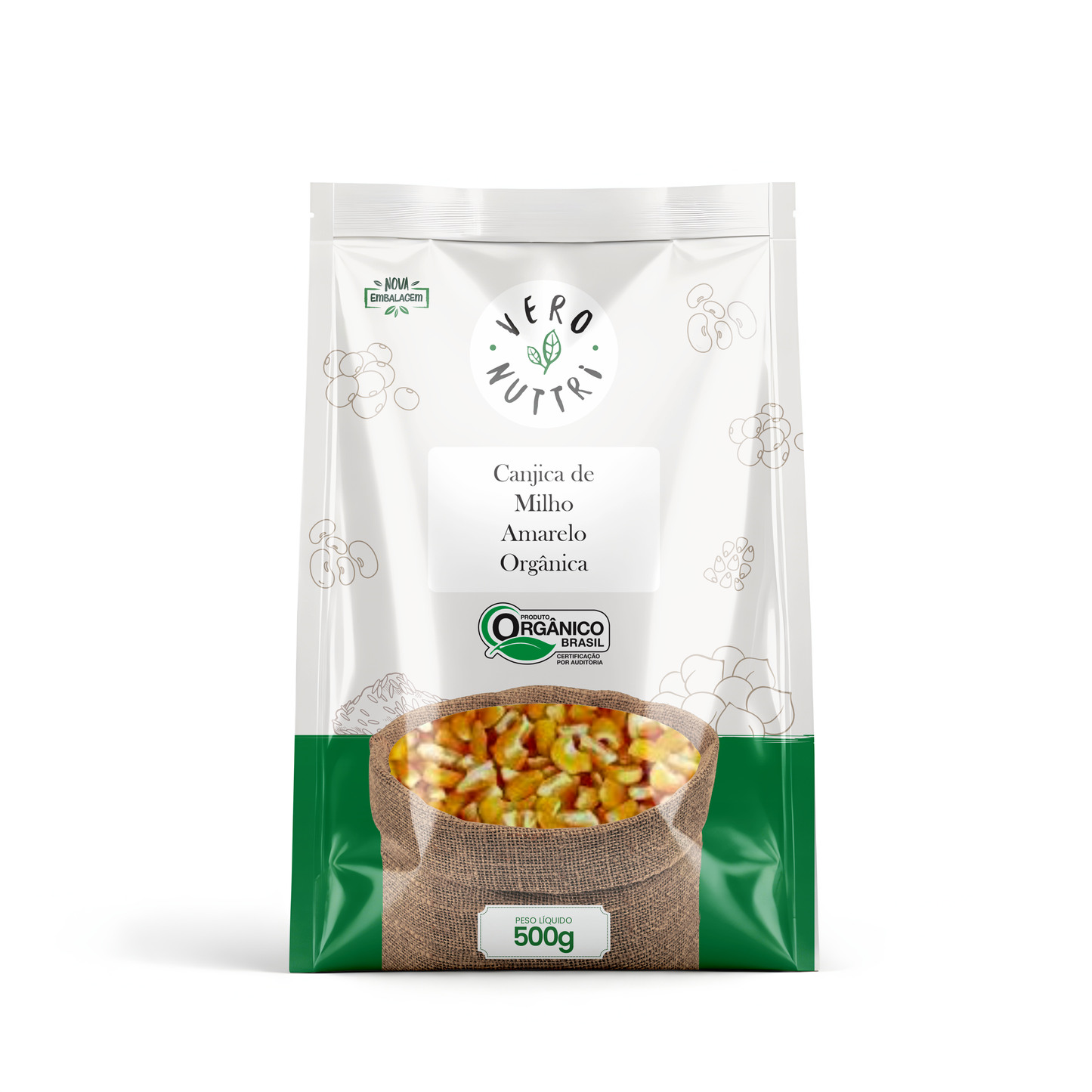 Canjica de Milho Amarelo Orgânica 500g Vero Nuttri