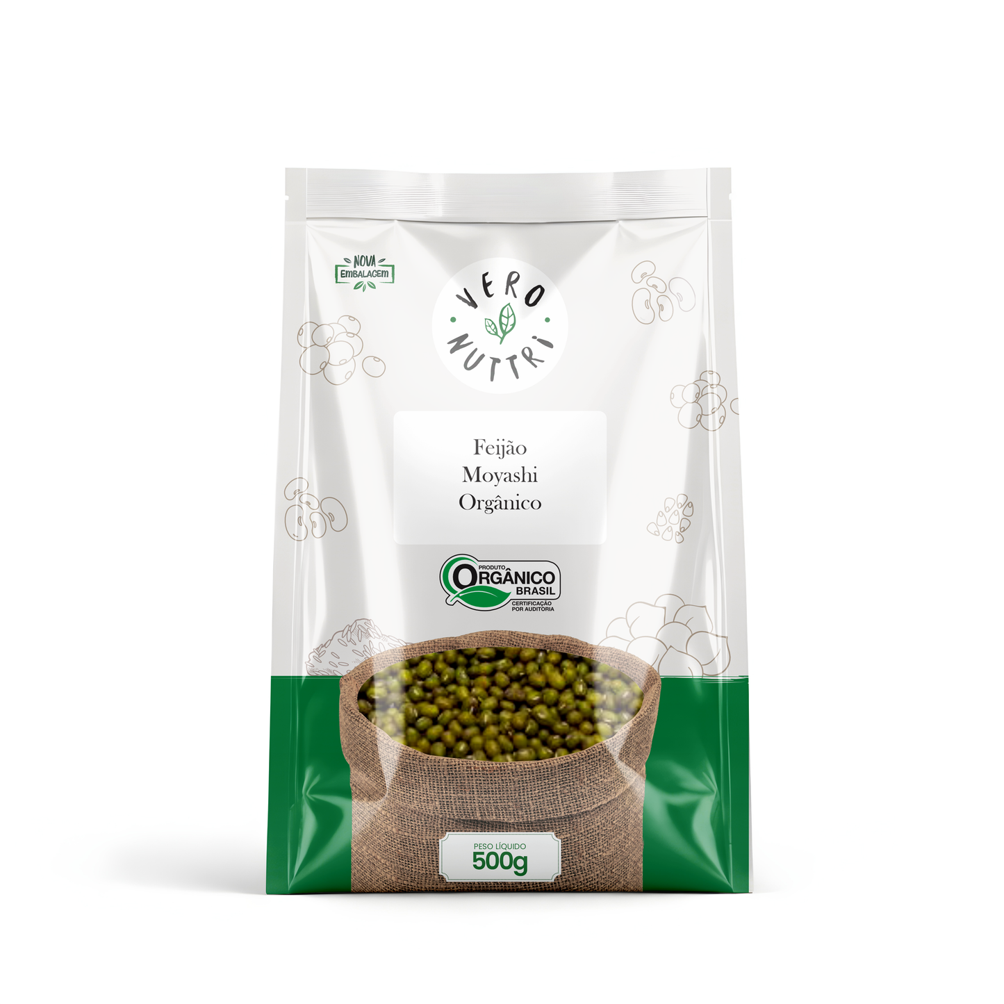Feijão Moyashi Orgânico 500g  Vero Nuttri
