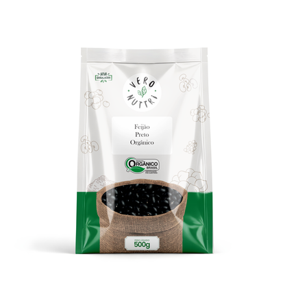 Feijão Preto Orgânico 500g  Vero Nuttri