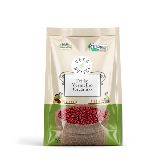 Feijão Vermelho Orgânico 500g  Vero Nuttri