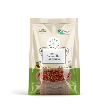 Arroz Vermelho Orgânico 500g Vero Nuttri
