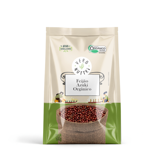 Feijão Azuki Organico 500g Vero Nuttri