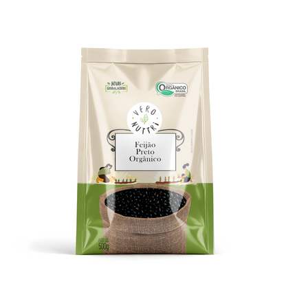 Feijão Preto Orgânico 500g  Vero Nuttri