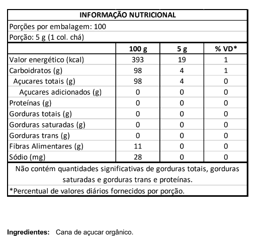 Vinagre de Cana de Açúcar Orgânico 510ml Pet Vero Nuttri