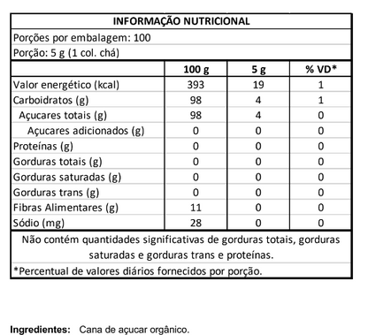 Vinagre de Cana de Açúcar Orgânico 510ml Pet Vero Nuttri
