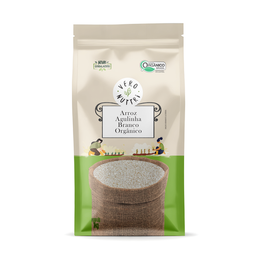 Arroz Agulhinha Branco Orgânico 1kg Vero Nuttri