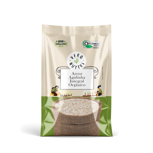 Arroz Agulhinha Integral Orgânico 500g Vero Nuttri