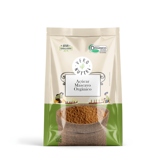 Açúcar Mascavo Orgânico 500g Vero Nuttri