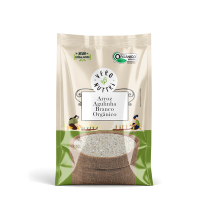Arroz Agulhinha Branco Orgânico 500g Vero Nuttri