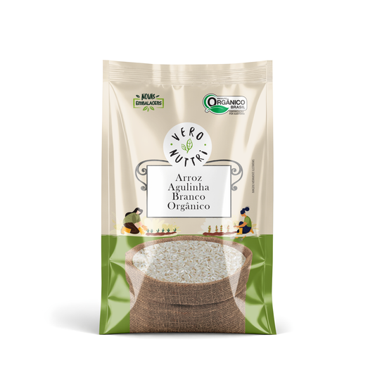 Arroz Agulhinha Branco Orgânico 500g Vero Nuttri