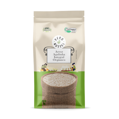 Arroz Agulhinha Integral Orgânico 1kg Vero Nuttri