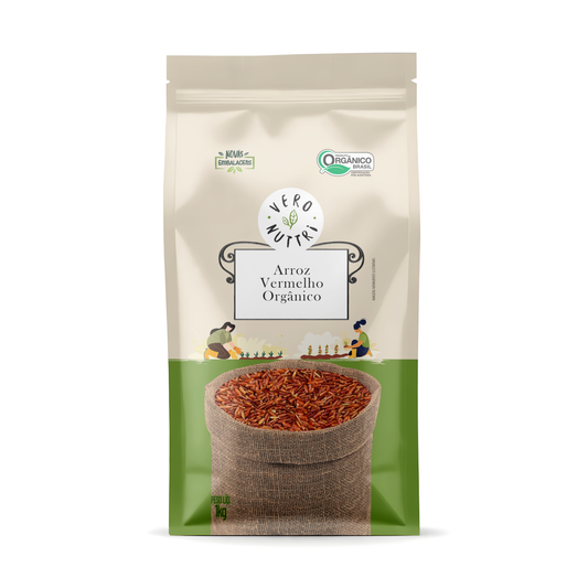 Arroz Vermelho Orgânico 1kg Vero Nuttri