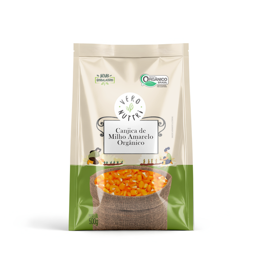 Canjica de Milho Amarelo Orgânica 500g Vero Nuttri