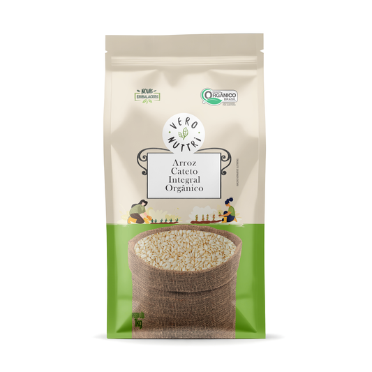 Arroz Cateto Integral Orgânico 1kg Vero Nuttri