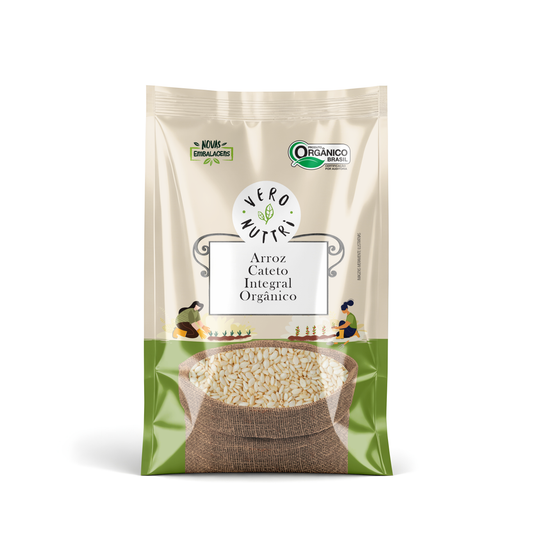 Arroz Cateto Integral Orgânico 500g Vero Nuttri