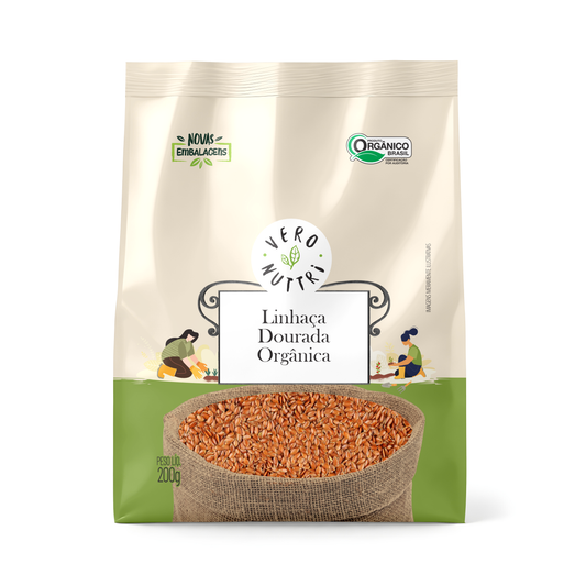 Linhaça Dourada Orgânica 200g Vero Nuttri